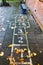 Hopscotch on the schoolyard