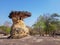 Hor Nang Usa Tower. The ancient rock building from prehistoric period at Phu Phra bat historic park