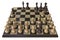 Horde variant of chess, 3D illustration