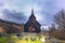 Hore, Norway - May 14, 2017: Hore Stave Church, Norway