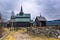 Hore, Norway - May 14, 2017: Hore Stave Church, Norway