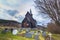 Hore, Norway - May 14, 2017: Hore Stave Church, Norway