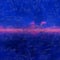 Horizon of the blue sea brush strokes with pink stained line