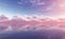 Horizon clouds sky, in the style of dreamlike illustration, Illustration AI Generative