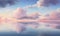 Horizon clouds sky, in the style of dreamlike illustration, Illustration AI Generative