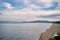 Horizon line: Marmara Sea and blue sky.