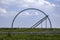 Horizon Observatory Herten, Ruhr area, Germany. Two huge arches that show how the sun moves through the season.