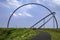 Horizon Observatory Herten, Ruhr area, Germany. Two huge arches that show how the sun moves through the season.