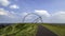 Horizon Observatory Herten, Ruhr area, Germany. Two huge arches that show how the sun moves through the season.