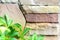 Horizons of bricks stone wall surface, Modern brick wall for pattern and background