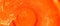 Horizontal background with orange fluid flowing on top