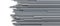 horizontal background of steel rods on white