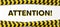 Horizontal banner with large word attention printed  intersecting yellow black police line  warning tape