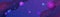 Horizontal banner mystical and mysterious space. In the purple and blue space of the universe are planets and asteroids.