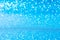 Horizontal blue glitter background with blur