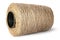 Horizontal bobbin of old dirty thread beige