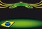 Horizontal brazil background