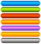 Horizontal colorful banner, button backgrounds. Set of vivid web