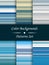 Horizontal colorful stripes abstract background, stretched pixels effect, seamless patterns, set, illustration.