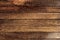 Horizontal dark wooden table background. Top view. Copy space