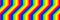 horizontal elegant rainbow design for pattern and background