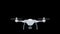 Horizontal flying drone animation future