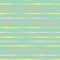 Horizontal hand drawn lines seamless vector background. Pink coral yellow lines on green.