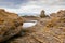 Horizontal of Iconic rauk landscape on Gotland