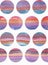 Horizontal large illustration with watercolor vertical stripes in seamless abstract background, based on circles texture. Vivid co