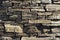 Horizontal medieval brick laying texture background