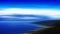 Horizontal motion blur beach landscape background