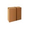 Horizontal narrow pack, delivery cardboard parcel