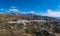 Horizontal panorama of beautiful Andalusian city FRIGILIANA.