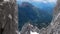 Horizontal panorama view of Austrian alps