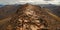 Horizontal panorama view near Longyearbyen, Spitsbergen (Svalbard island), Norway, Greenland sea