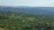 Horizontal panorama of village in Troodos Mountains, Cyprus. Beautiful landscape