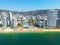 Horizontal panoramic Shot: Acapulco Aquatic Center Captured from Above