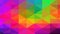 Horizontal polygonal gradient background. Bright colours