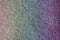 Horizontal rainbow gradient on knitted fabric