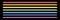 horizontal rainbow neon tube lights on black,vector illustration