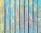 Horizontal retro background with old wooden planks of different colors