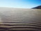 Horizontal sand lines naturally created