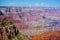 Horizontal scenic view of the beautiful Grand Canyon national park during sunrise