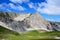 Horizontal shot of the beautiful view of Monti Sibillini National Park in Italy\'s Apennine mountains