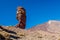 Horizontal shot of Roque Cinchado and mount Teide, Tenerife, Spain.