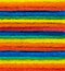 Horizontal view of Colorful layer Scouring pad with selective focus