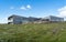 Horizontal view of the Gullfoss Visitor Center. Located in the canyon of the HvÃ­tÃ¡