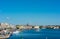 Horizontal View of the Town of Taranto Vecchia in Summer