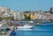 Horizontal View of the Town of Taranto Vecchia in Summer