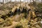 Horizontal View Travertine Waterfall